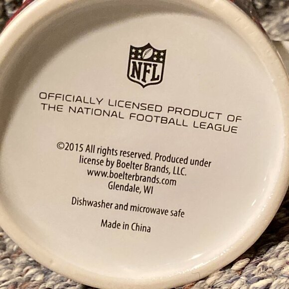 New England Patriots 2015 3D Raised Logo Boelter Brands Coffee Mug Cup 11 oz - Picture 7 of 8
